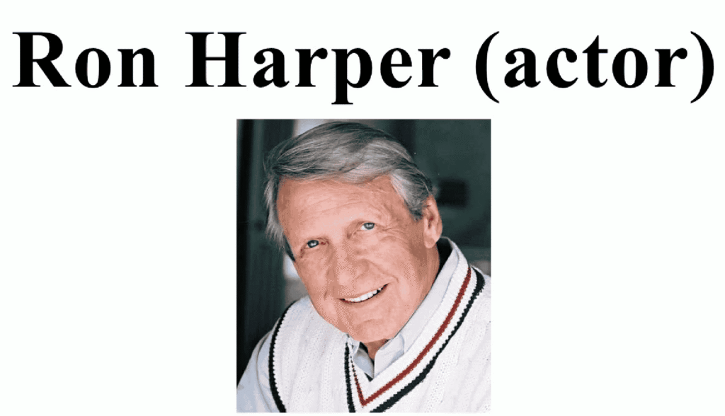 ron harper died
